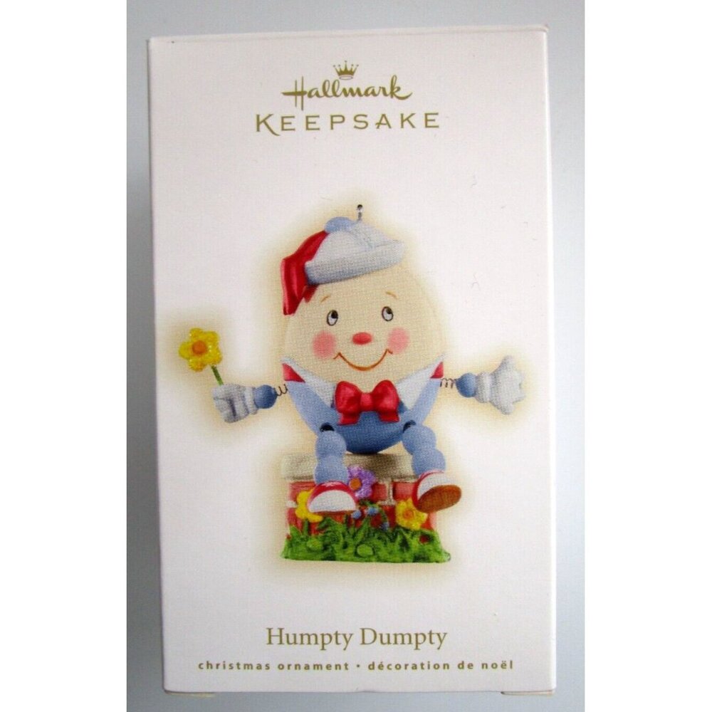 Hallmark Keepsake Ornament Christmas Humpty Dumpty Nursery Rhyme 2009 Handrafted